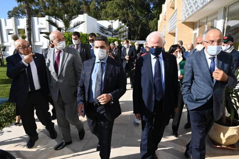 la cérémonie d’inauguration des bâtiments et des infrastructures de la Faculté des Sciences Juridiques, Economiques et Sociales – Agdal.