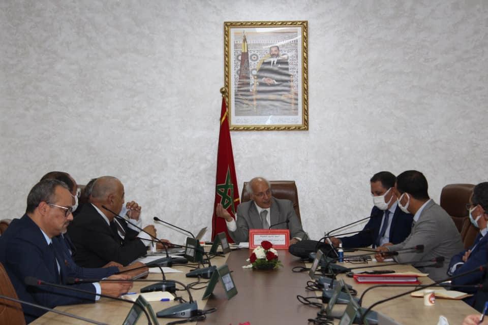 la 9ème réunion de coordination pour le suivi de la mise en œuvre de la loi cadre 51.17 au niveau de l’Université Ibn Zohr – Agadir en ce qui concerne la Région de Dakhla Oued Eddahab.