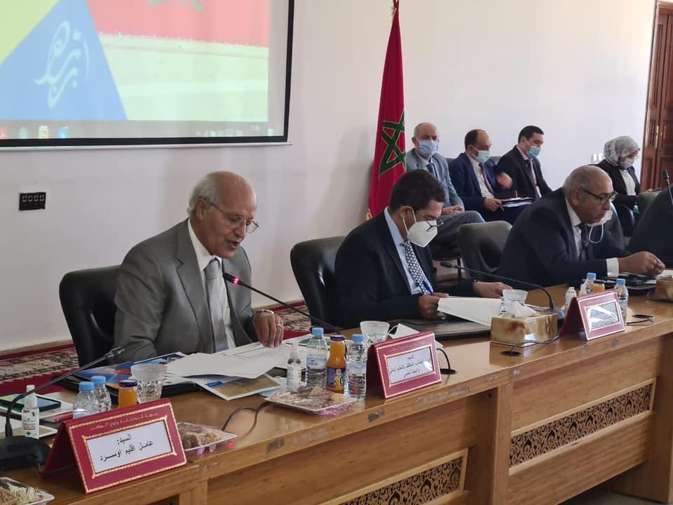 La 9ème  rencontre régionale de coordination pour la mise en œuvre des dispositions de la loi cadre 51.17 relative au système d’Education, de Formation et de Recherche Scientifique au siège de la Wilaya de la Région Dakhla Oued-Eddahab.