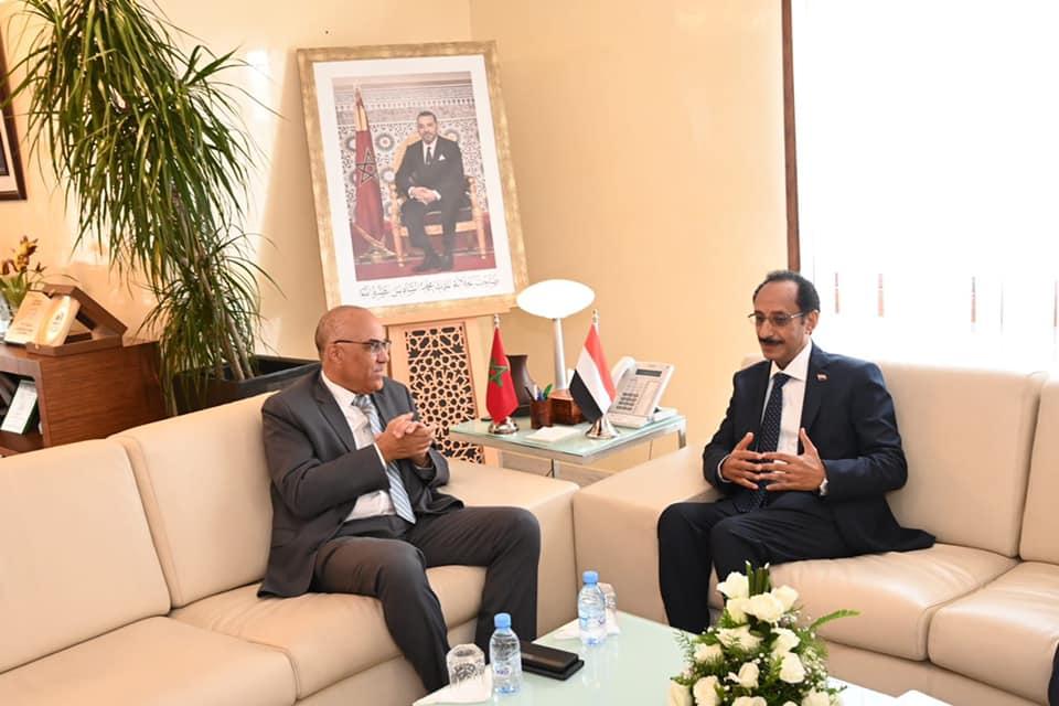 Monsieur le Ministre reçoit Monsieur l’Ambassadeur de la République du Yémen au Royaume du Maroc