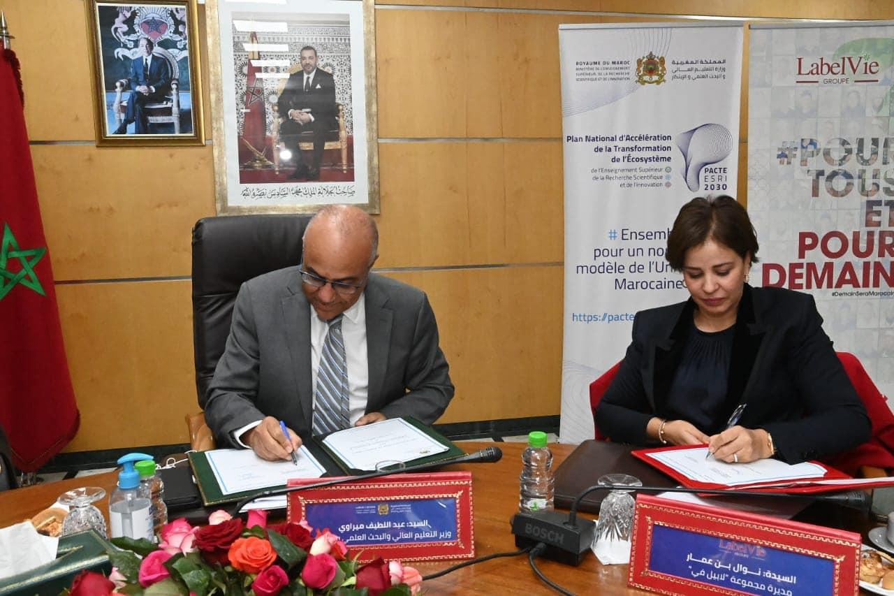Signature d’une convention-cadre de partenariat entre le Ministère et le Groupe LabelVie