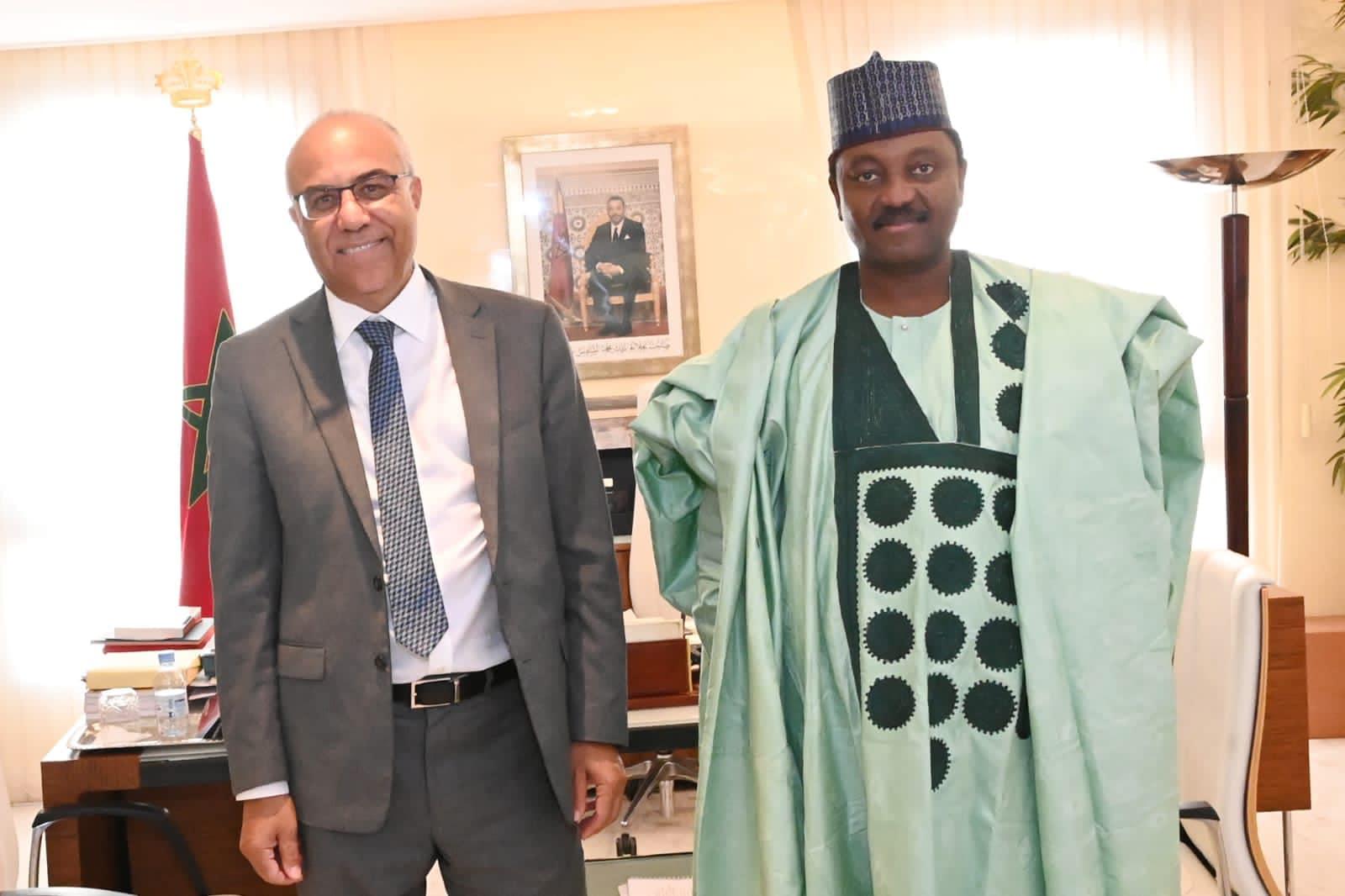 Monsieur le Ministre reçoit Monsieur l’Ambassadeur de la République fédérale du Nigéria au Maroc