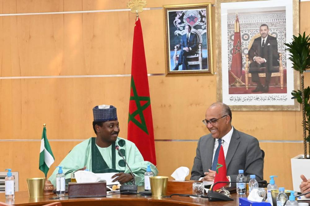 Monsieur le Ministre reçoit Monsieur l’Ambassadeur de la République fédérale du Nigéria au Maroc