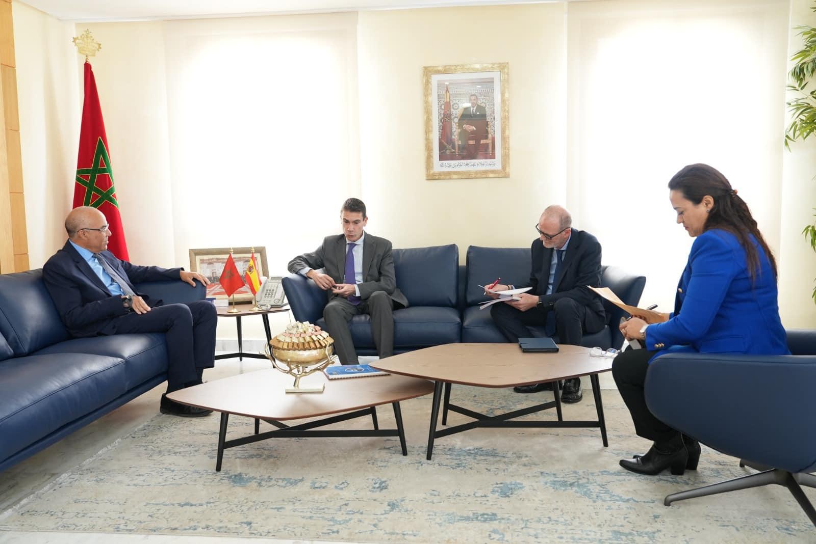 Monsieur le Ministre reçoit l’Ambassadeur du Royaume d’Espagne auprès du Royaume du Maroc