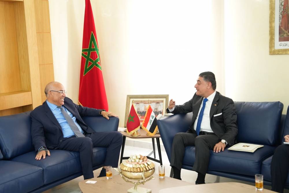 Monsieur le Ministre reçoit le Chargé d’affaires à l’Ambassade de la République d’Irak auprès du Royaume du Maroc