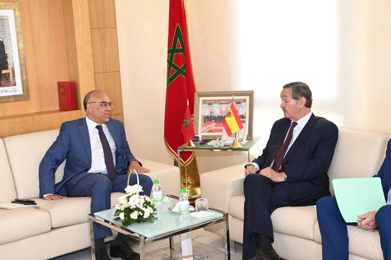 Le Ministre reçoit l’Ambassadeur d’Espagne au Maroc