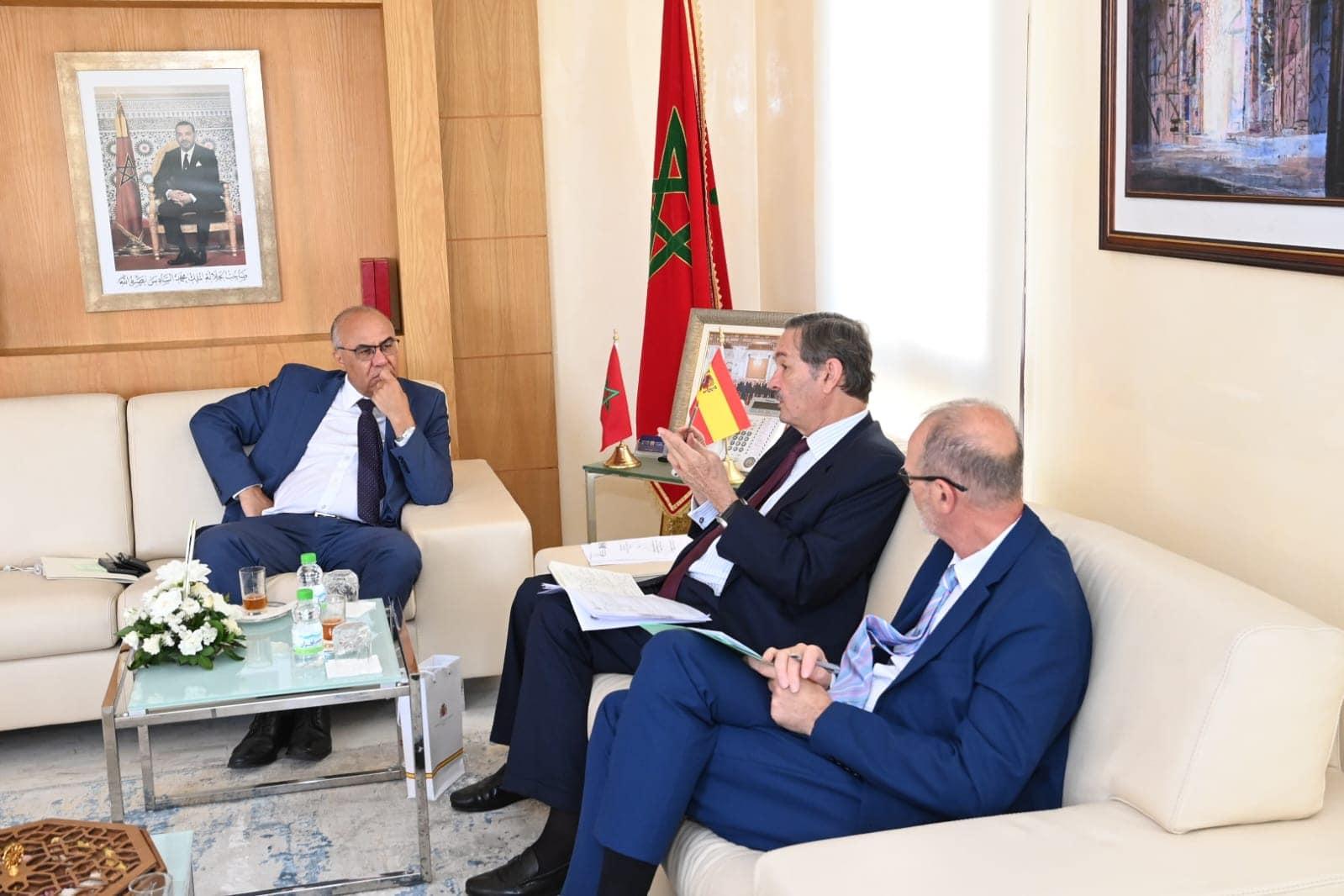 Le Ministre reçoit l’Ambassadeur d’Espagne au Maroc