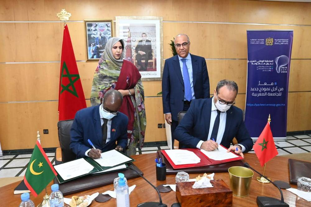 Signature d'un protocole de coopération entre l'Office National des Œuvres Universitaires Sociales et Culturelles du Maroc et le Centre National des Œuvres Universitaires de la Mauritanie