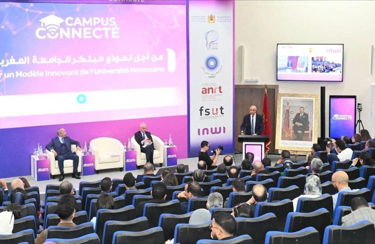 Monsieur le Ministre préside la cérémonie de présentation du projet Campus Connecté, sous le thème « Campus Connecté : pour un modèle innovant de l’Université Marocaine »