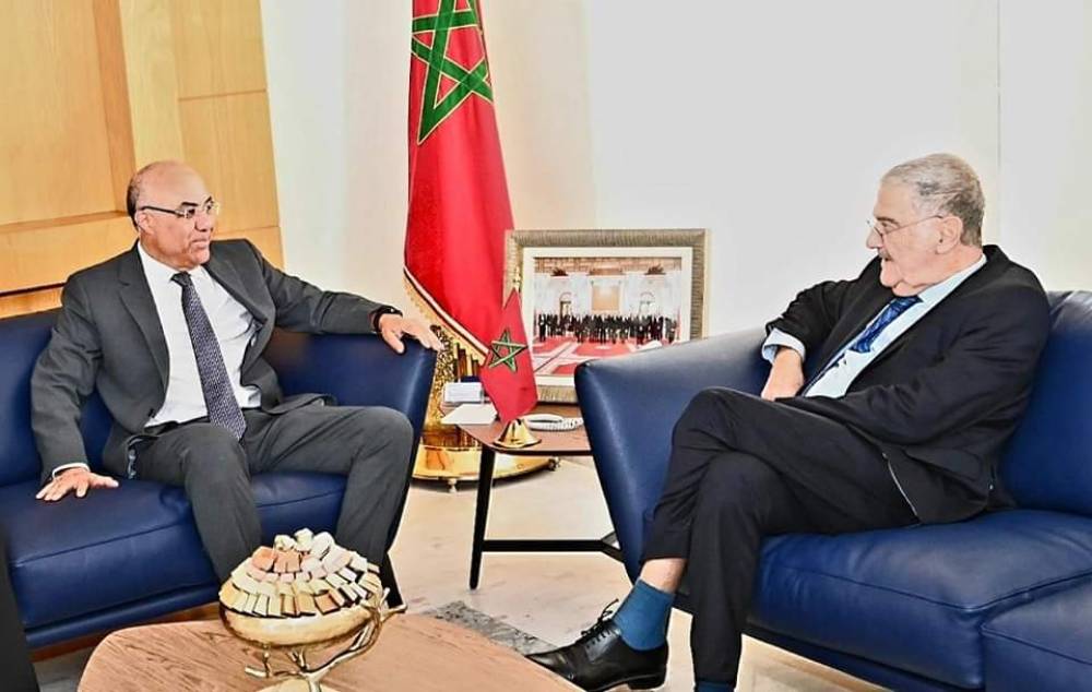 Monsieur le Ministre reçoit Monsieur Serge HAROCHE lauréat du prix Nobel de physique 