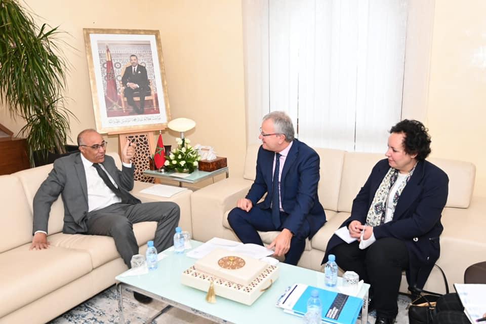 Monsieur le Ministre reçoit  le Directeur du British Council au Maroc