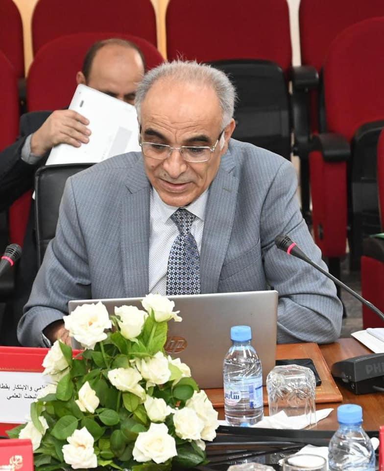 Monsieur le Ministre, accompagné de Monsieur le Ministre Délégué, président les travaux d’installation du Comité Technique Permanent du Conseil National de la Recherche Scientifique