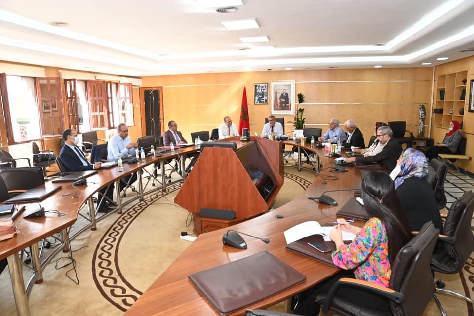 Monsieur le Secrétaire Général préside une réunion de coordination avec Mesdames et Messieurs les Directeurs